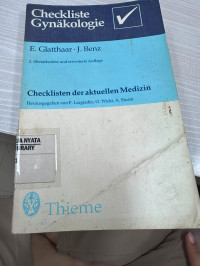 Image of Checkliste Gynäkologie