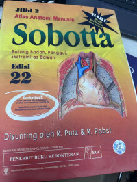 Image of Atlas Anatomi Manusia Sobotta: Kepala, Leher, dan Anggota Gerak Atas, Jilid 3