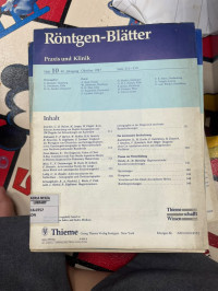 Image of Röntgen-Blätter Praxis und Klinik