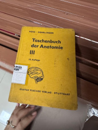 Image of Taschenbuch der Anatomie III